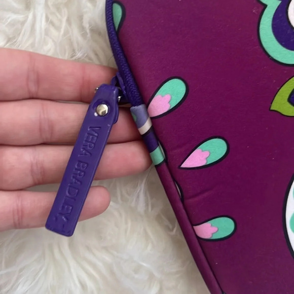 Vera Bradley Heather Purple Neoprene Soft Padded ipad Tablet Sleeve Case Cover - Picture 2 of 5